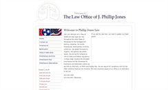 Desktop Screenshot of phillipjoneslaw.com