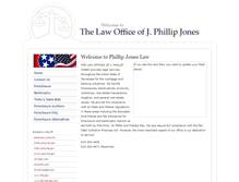 Tablet Screenshot of phillipjoneslaw.com
